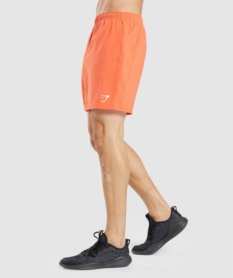 Men's Gymshark Arrival Shorts Orange | NZ 9KUOTS